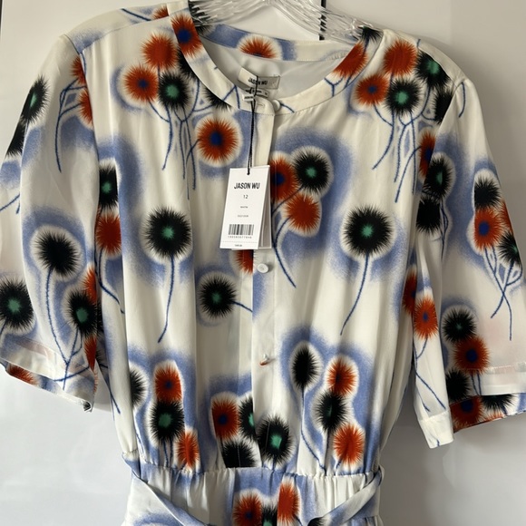 Jason Wu Dresses & Skirts - Jason Wu white short shelves dress size 12
